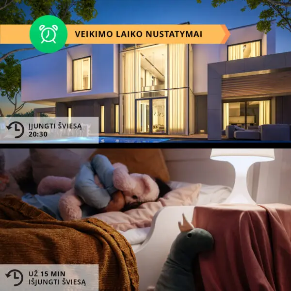 Išmanioji rozetė 4vnt Wi-Fi, 15A 3450W, su energijos matavimu, TUYA, NOUS A1 - Image 5
